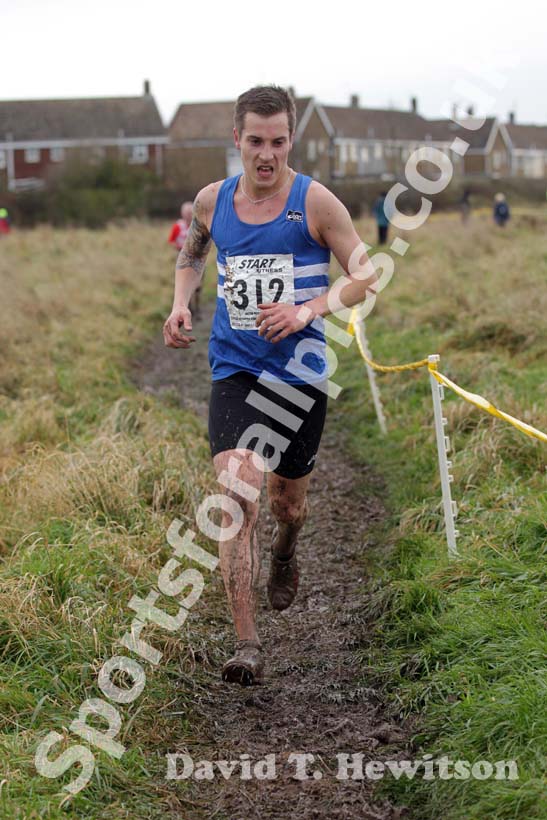 Lewis Timmins (Morpeth) finished third in the 2012 North East Championships, Summerhill Country Park, Hartlepool.